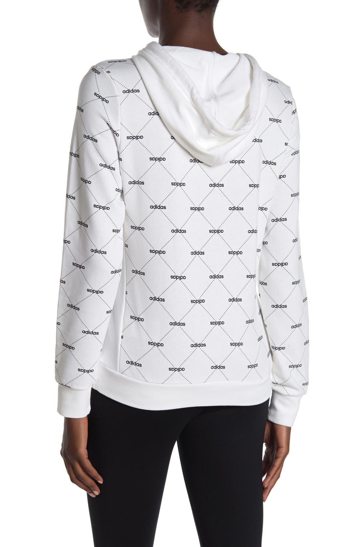 linear graphic hoodie