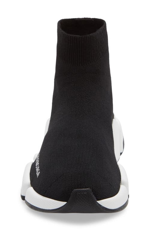 Shop Balenciaga Speed 2.0 Lt Sock Sneaker In Black/white/black