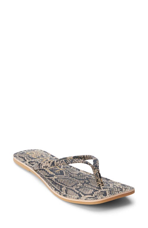 Beach By Matisse Bungalow Flip Flop In Gray