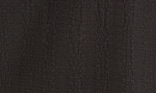 Max Studio Textured Knit T-shirt In Black