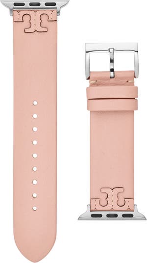 Tory Burch McGraw Leather Apple Watch® Watchband