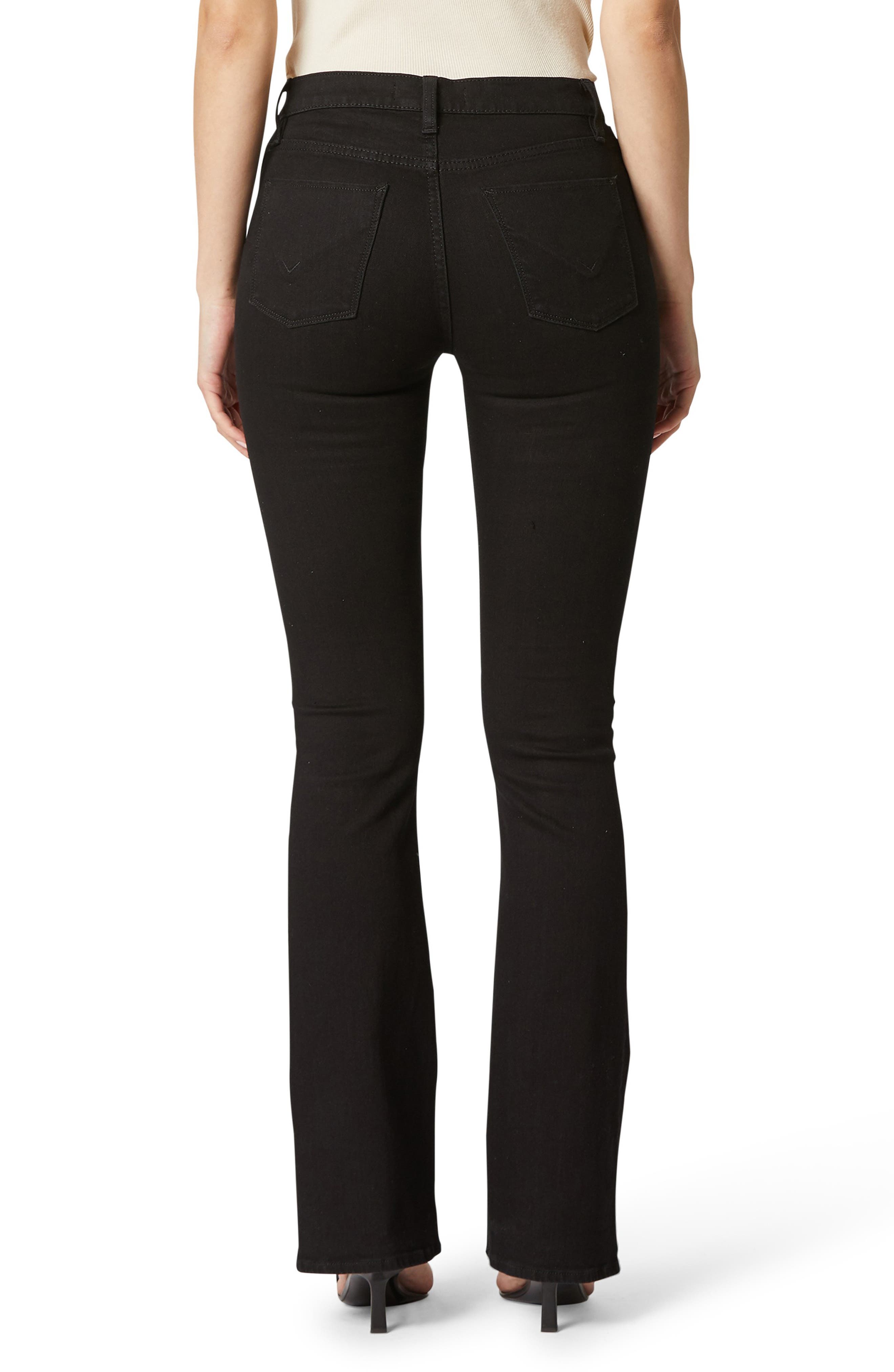 hudson black bootcut jeans