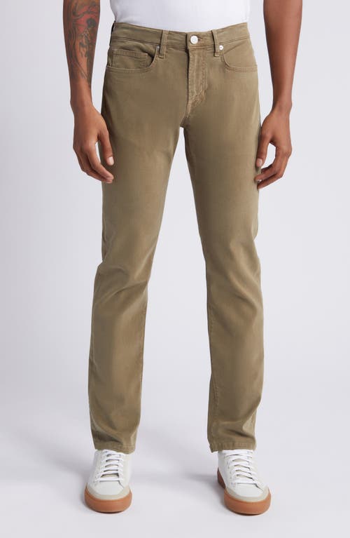 FRAME L'Homme Slim Fit Five-Pocket Twill Pants at Nordstrom, X
