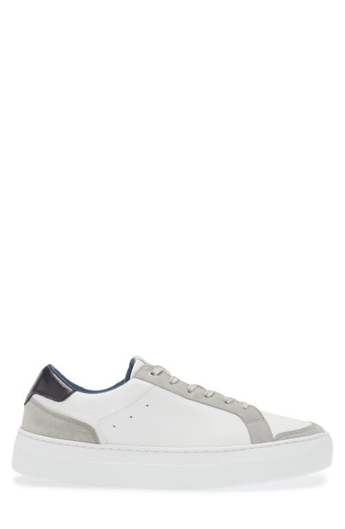 G Brown Dynamic Low Top Sneaker In White/gray
