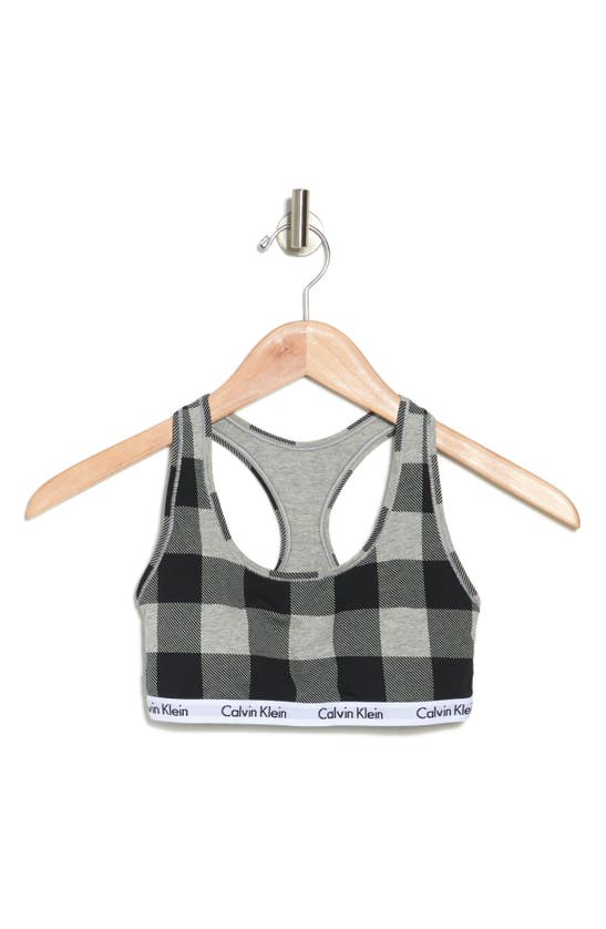 Calvin Klein Carousel Racerback Bralette In 693 Small Buffa