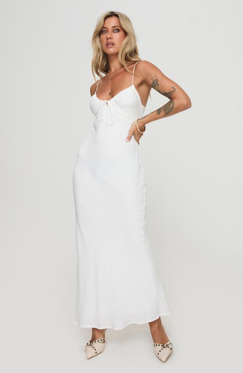 Shop Princess Polly Emily Maxi Dress In White