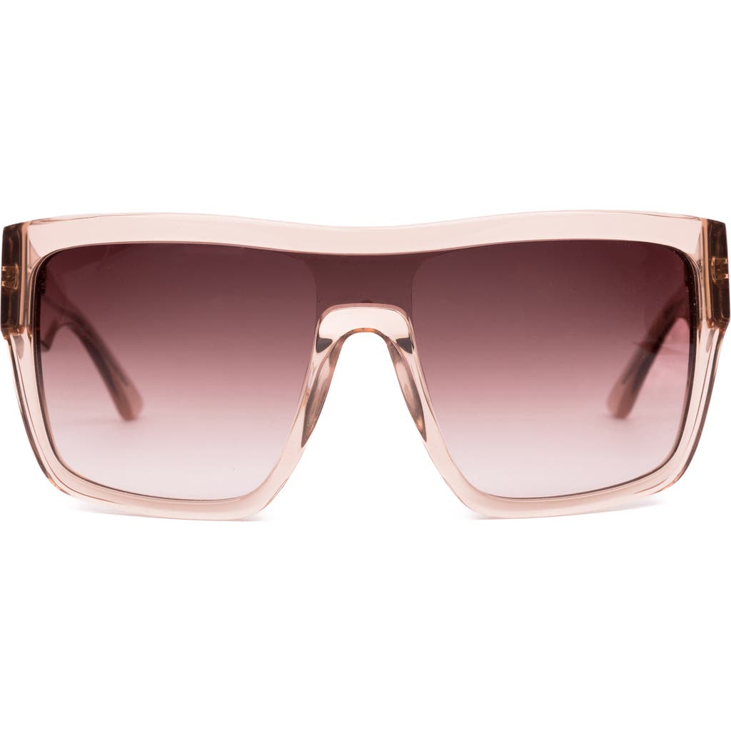 Sito Shades Onyx 132mm Gradient Standard Square Sunglasses In Pink