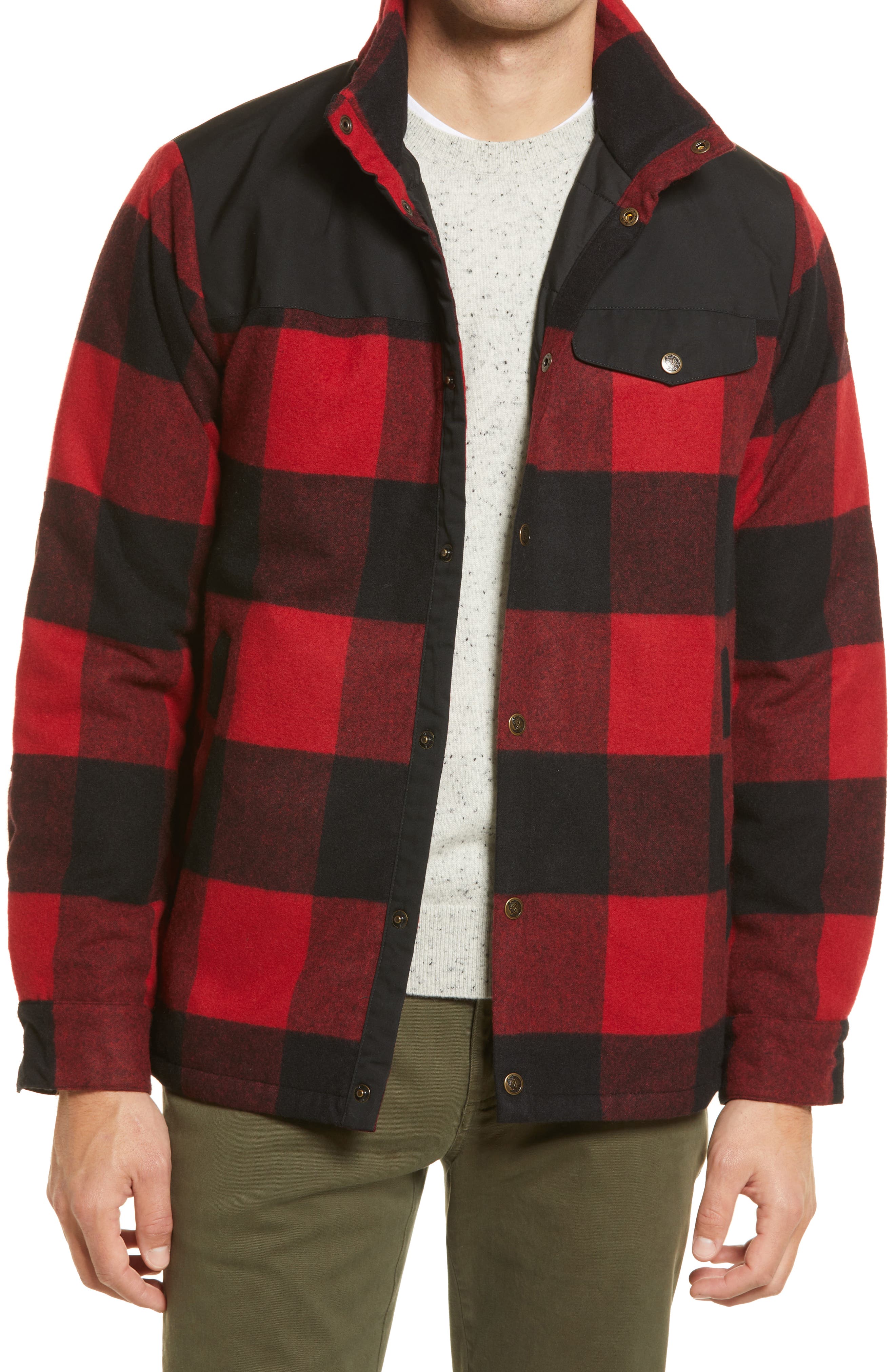 men's chequered jacket