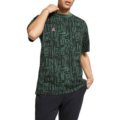 Nike Nrg All Conditions Gear Print Logo T-Shirt, Green