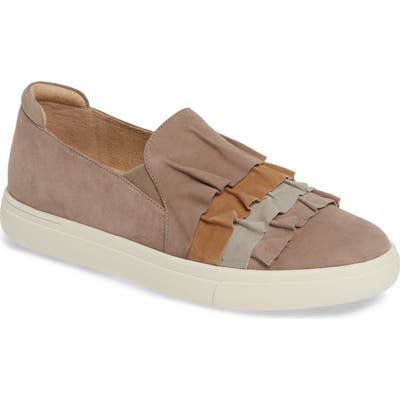 Vaneli Only Ruffle Slip-On Sneaker- Beige