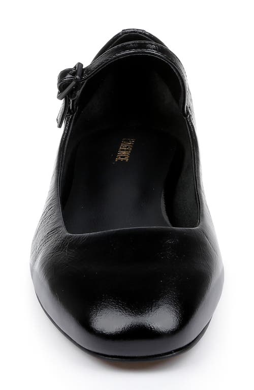 Shop L Agence L'agence Edelie Mary Jane Flat In Black Leather