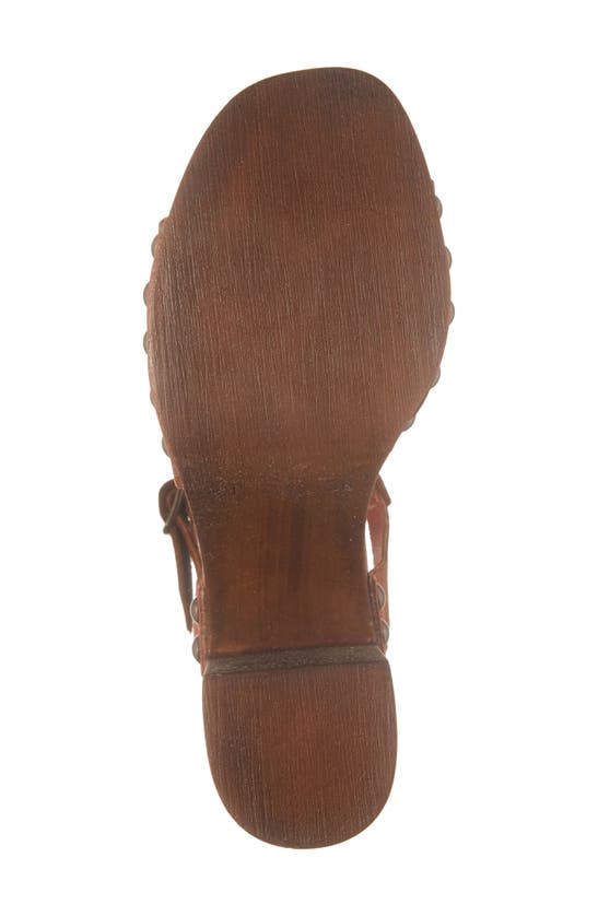 Shop Chocolat Blu Holand Ankle Strap Platform Sandal In Cognac Leather