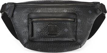 MCM Fursten Visetos Small Belt Bag in Black