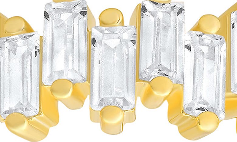 Queen Jewels Abstract Baguette Cubic Zirconia Ring In Gold