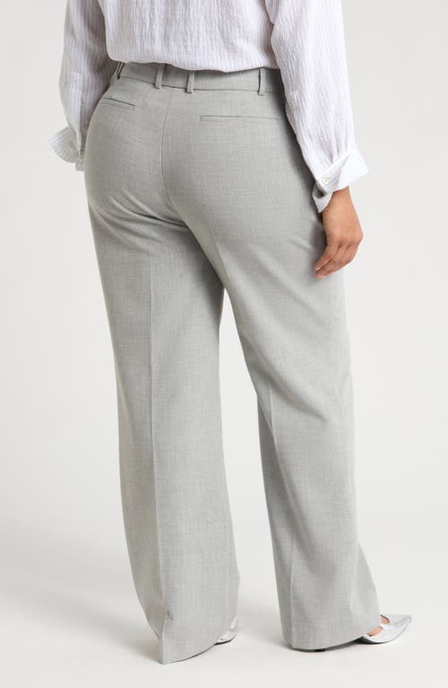 Shop Nordstrom Straight Leg Pants In Grey Heather