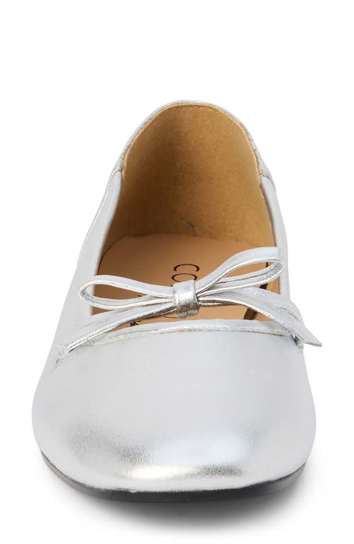 Shop Coconuts By Matisse Missy Ballet Flat In Silver