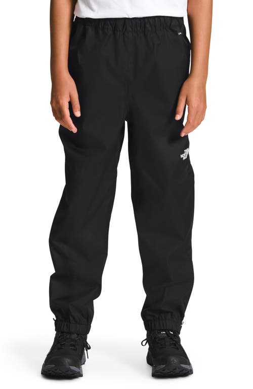 The North Face Kids' Antora Waterproof Packable Recycled Polyester Rain Pants Black at