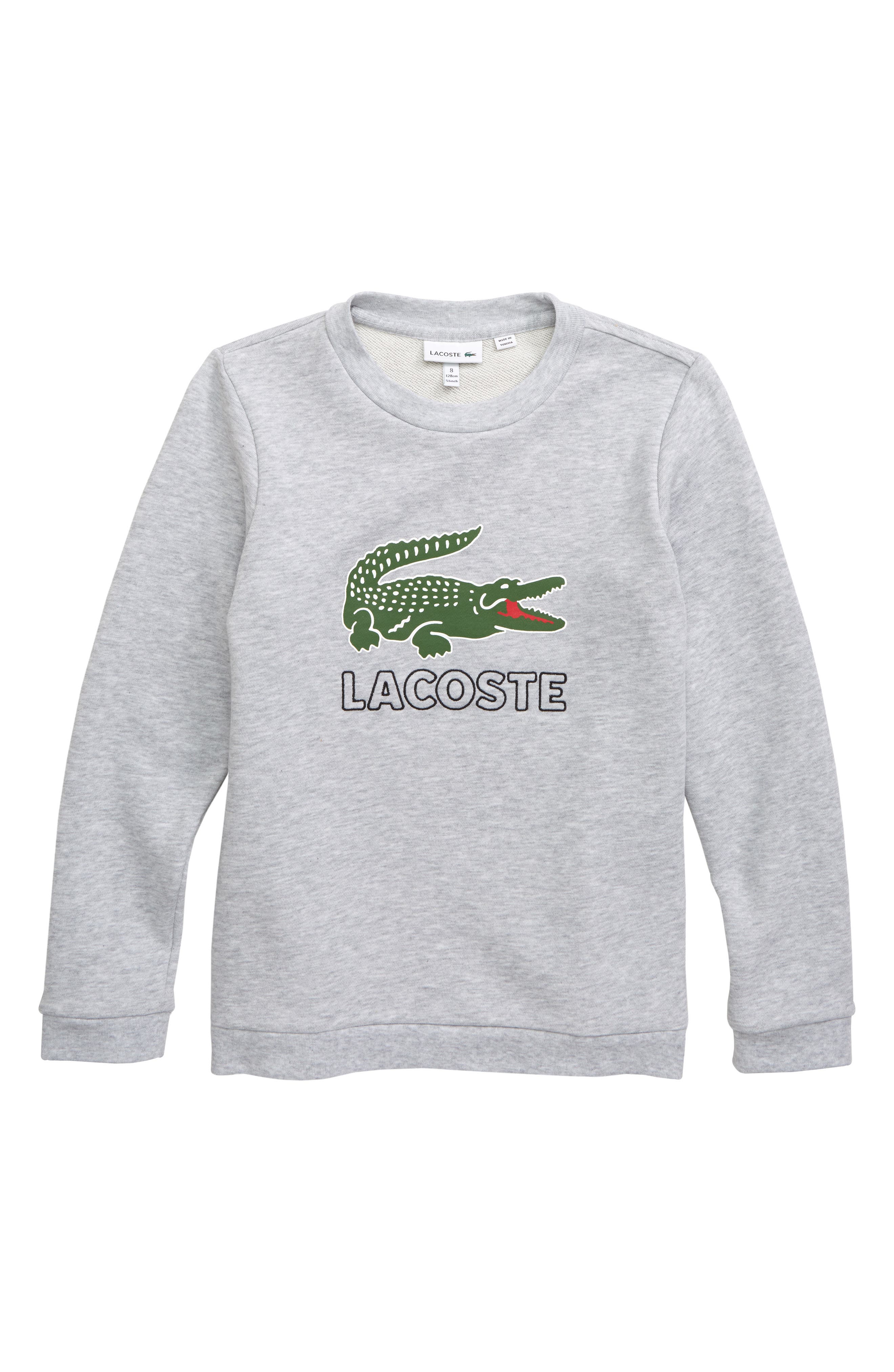 lacoste sweater big logo