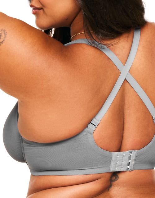 Adore Me Ivy Unlined Triangle Bra In Dark Grey