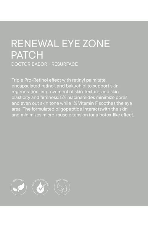 Babor 5-piece Renewal Eye Zone Patches In No Color