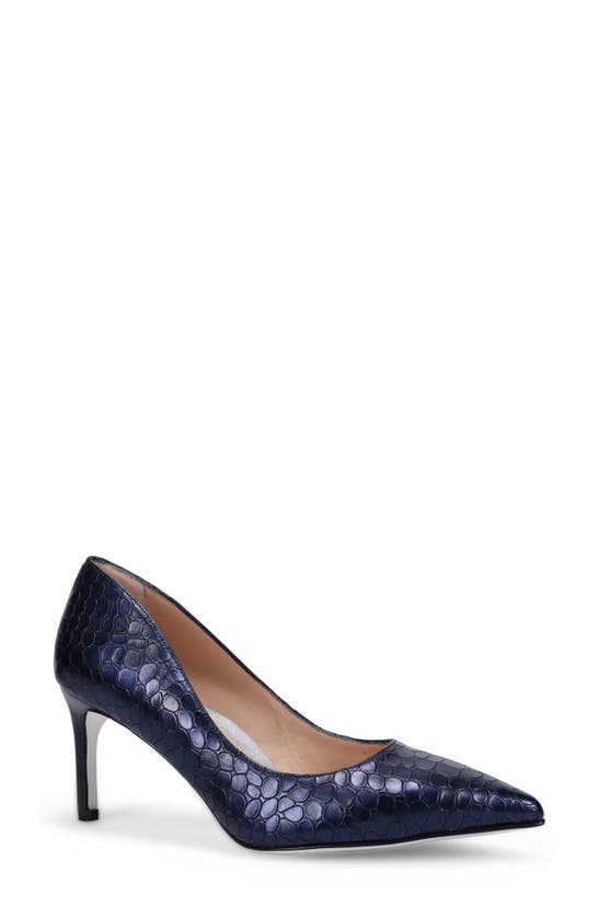 Shop Ron White Cindy Lou Pointed Toe Pump In French Navy