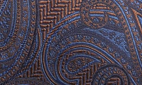 Shop Canali Paisley Silk Tie In Grey