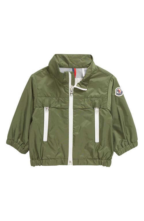 Moncler Kids' Iniko Water Repellent Nylon Jacket Beetle at Nordstrom,