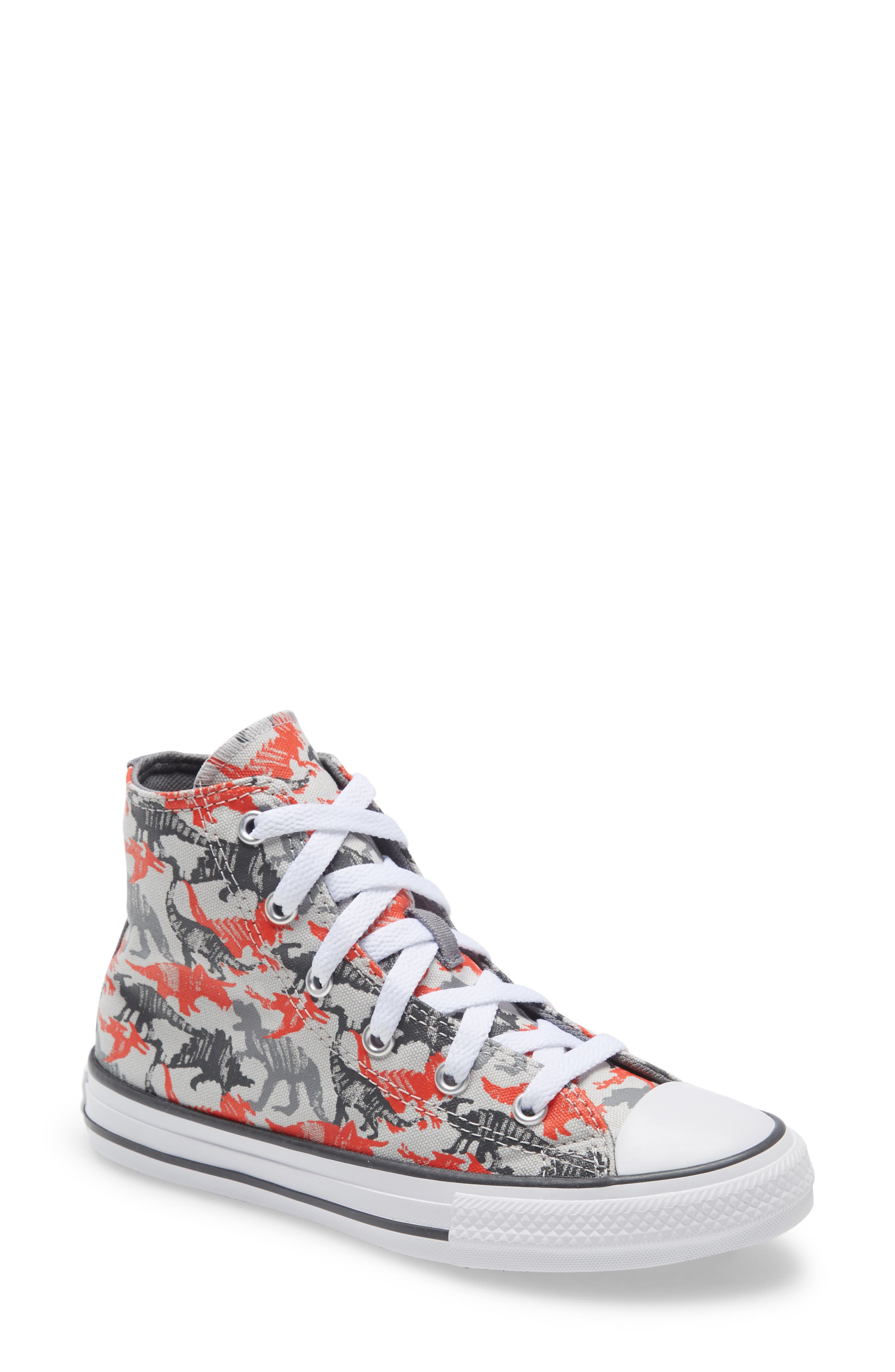 converse printed high tops