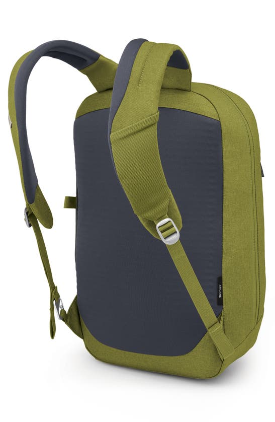 Shop Osprey Large Arcane Recycled Polyester Commuter Backpack In Matcha Green Heather