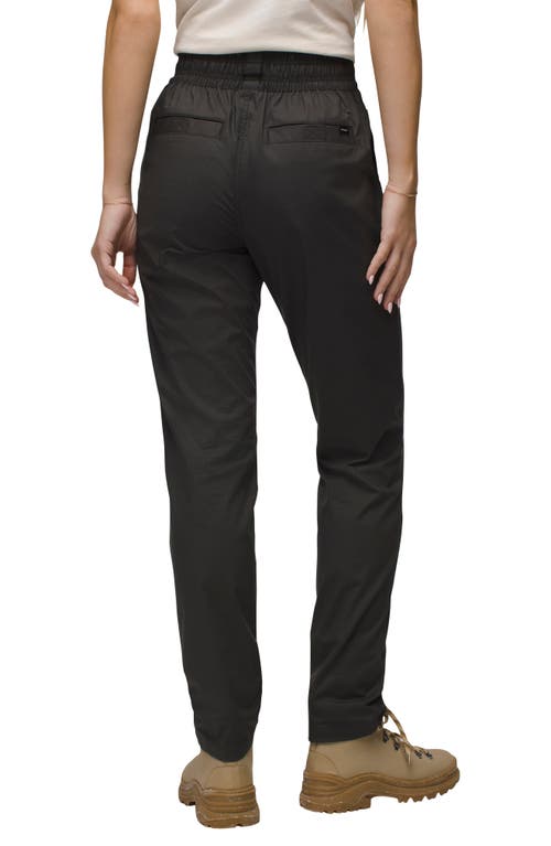 Shop Prana Palisades Organic Cotton Blend Ripstop Pants In Dark Iron