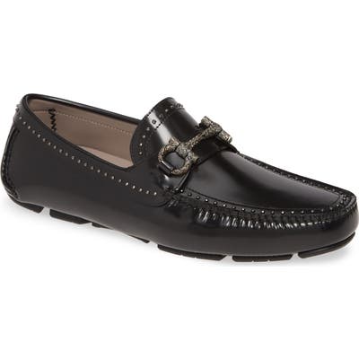 Salvatore Ferragamo Parigi Driving Shoe, M/W - Black