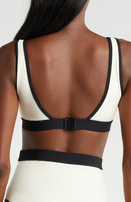 Bondi Born Hayden Bikini Top In Pearl