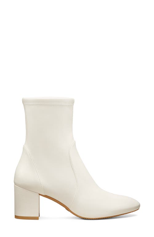 Shop Stuart Weitzman Yuliana Ankle Bootie In Cream