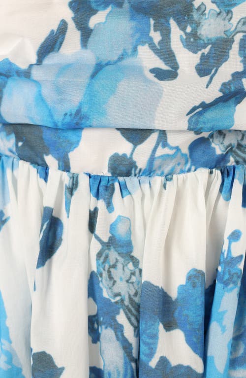 Petal And Pup Petal & Pup Betsey Sleeveless Halter Mini Sundress In Blue