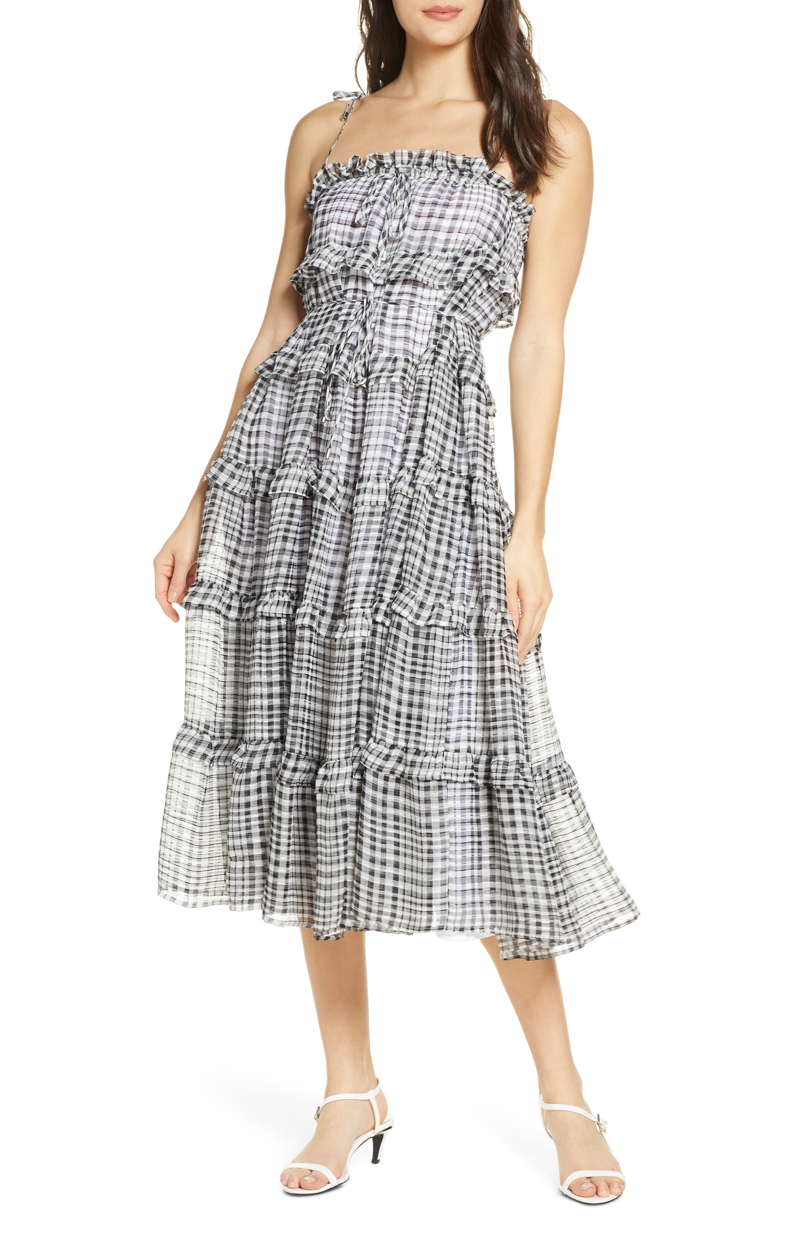 gingham sundress