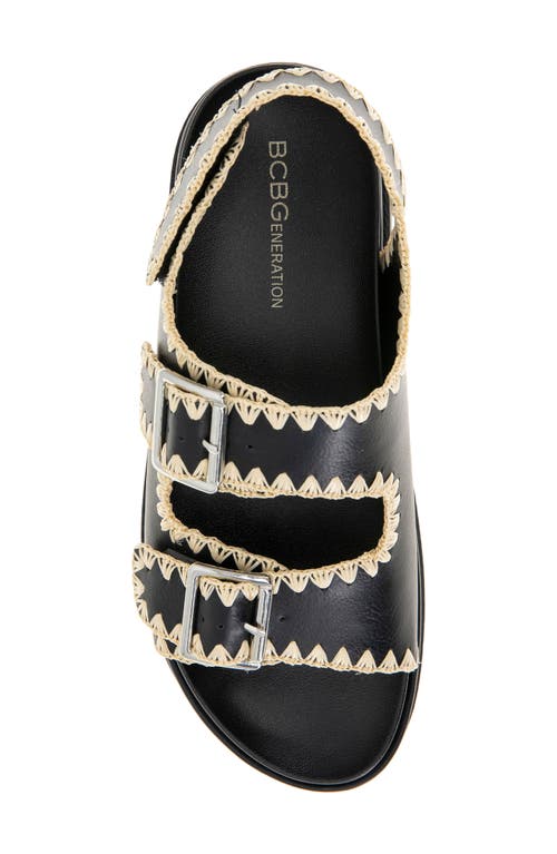 Bcbgeneration Beena Platform Sandal In Black