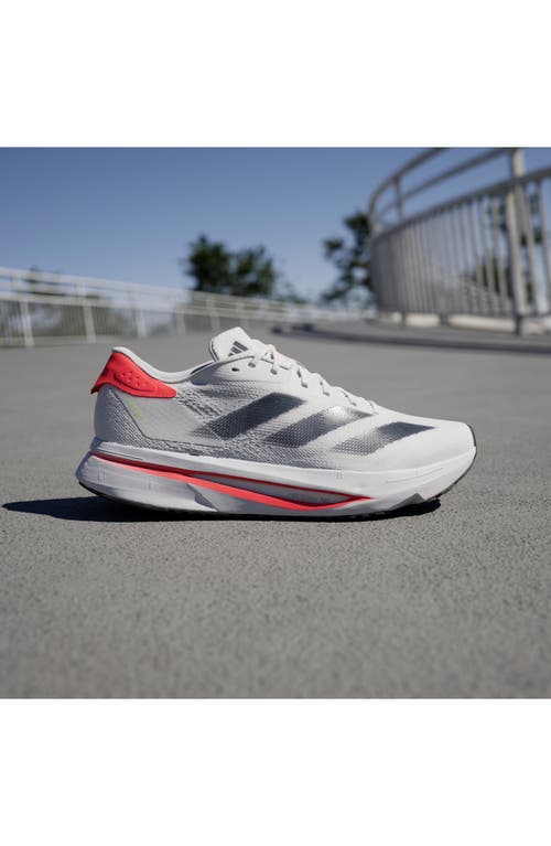 Shop Adidas Originals Adidas Adizero Sl2 Running Shoe In White/black/orange