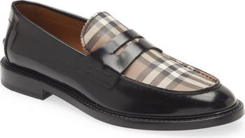 Burberry cheap penny loafers