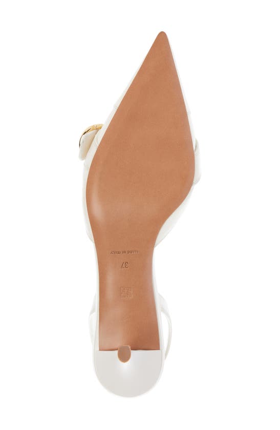 Shop Givenchy Voyou Pointed Toe Kitten Heel Pump In Ivory