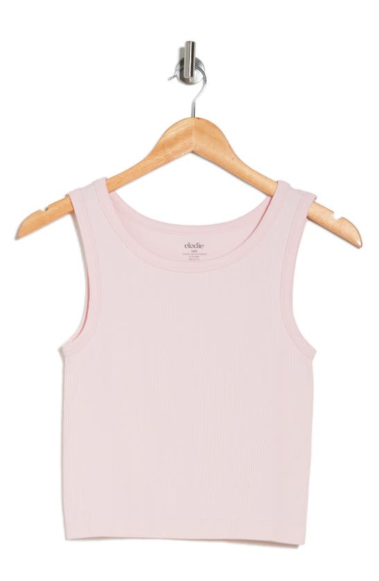 Shop Elodie Seamless Rib Tank In Light Pink