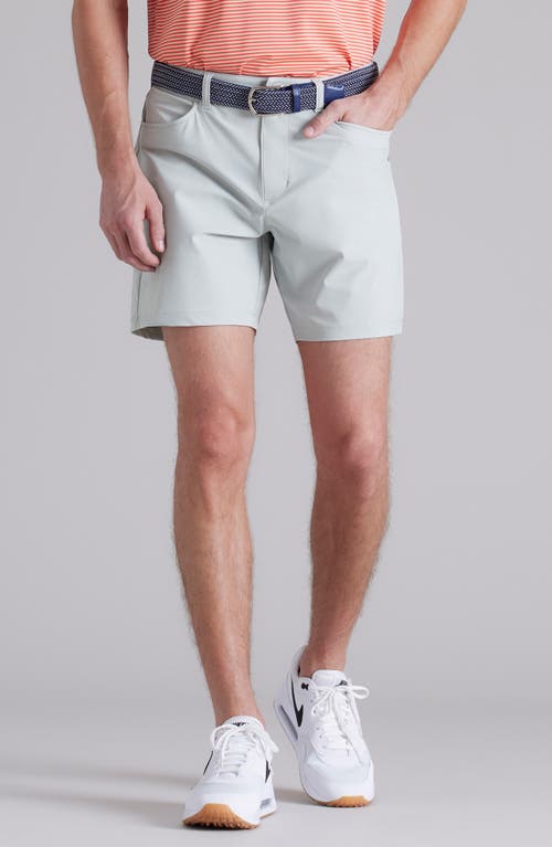 Rhone Momentum Water Repellent Golf Shorts In Blue Stone