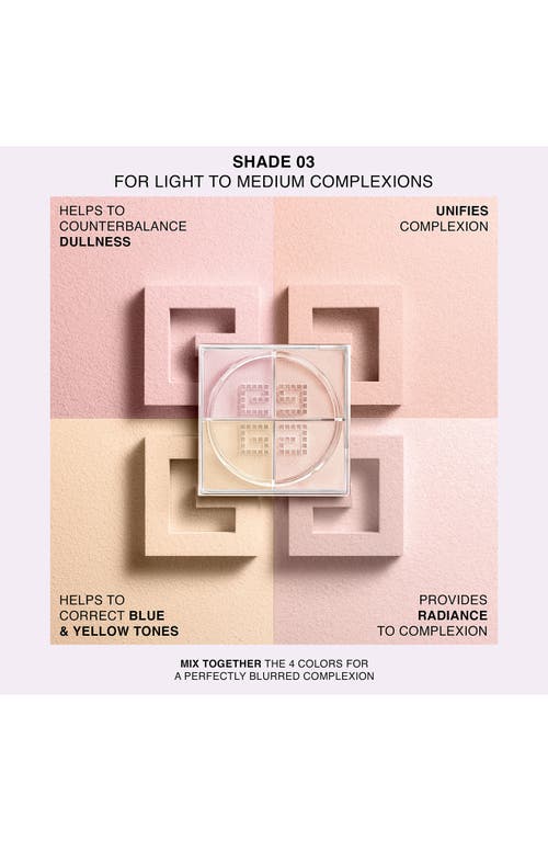 Givenchy Mini Prisme Libre Illuminating & Color-correcting Loose Powder In 03 Voile Rose