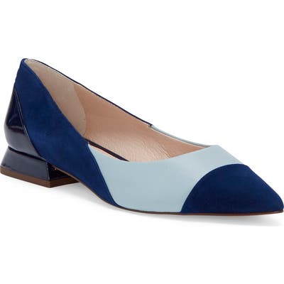 Louise Et Cie Carwyn Skimmer Flat- Blue