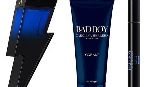 Shop Carolina Herrera Bad Boy Cobalt Elixir 3-piece Gift Set In No Color