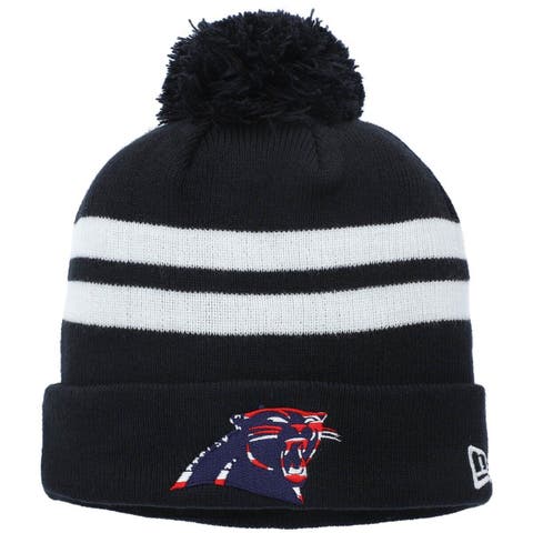 Men's New Era Navy Chicago Bears Repeat Cuffed Knit Hat with Pom