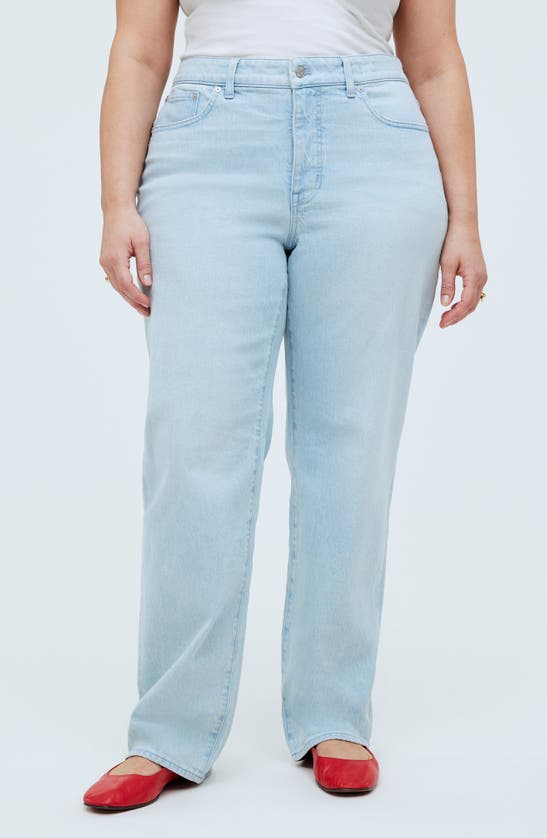 Shop Madewell '90s Straight Leg Jeans In Ward Wash