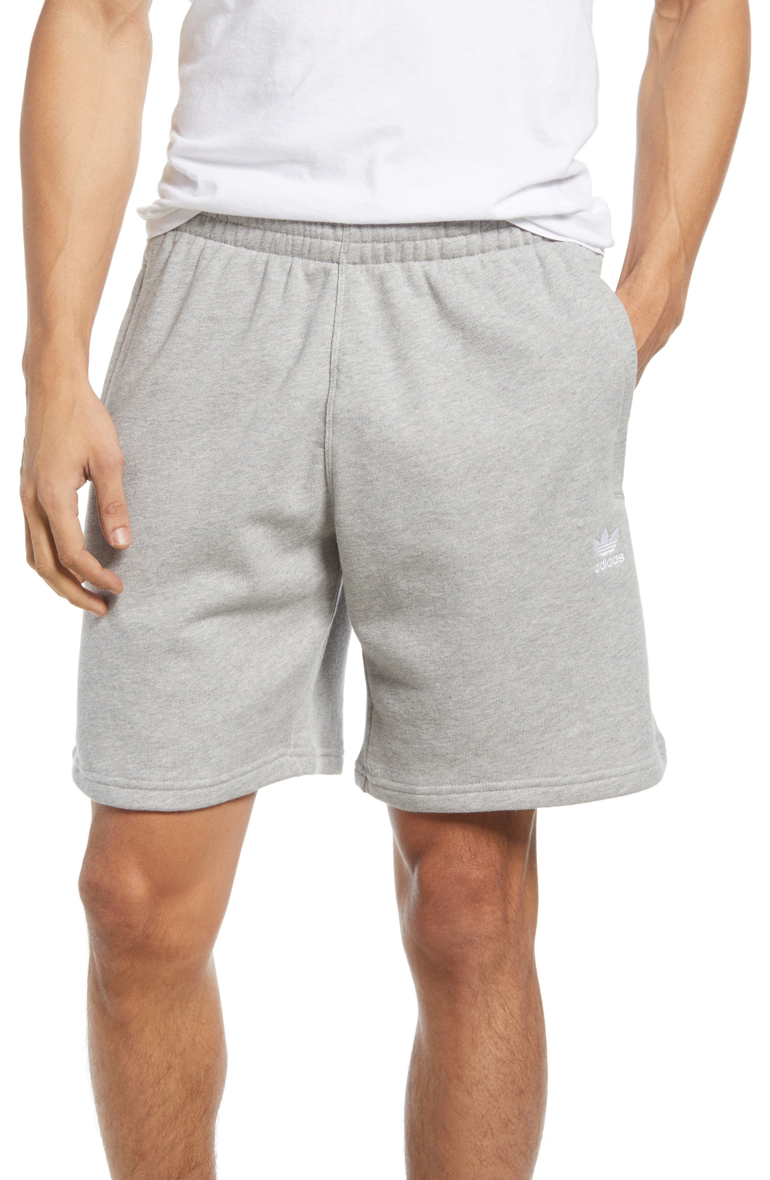 mens grey gym shorts