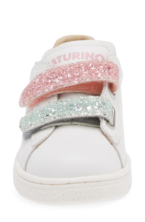 Shop Naturino Kids' Hasselt 2 Sneaker In White-capri-candy