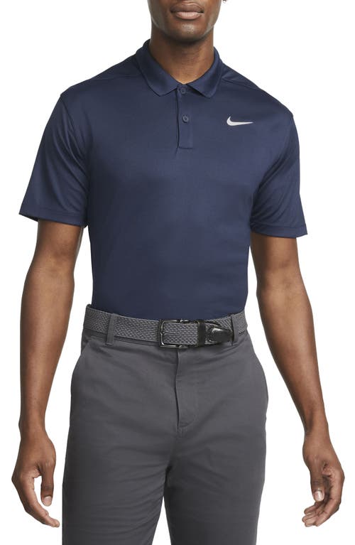 Shop Nike Golf  Dri-fit Victory Golf Polo In Obsidian/white