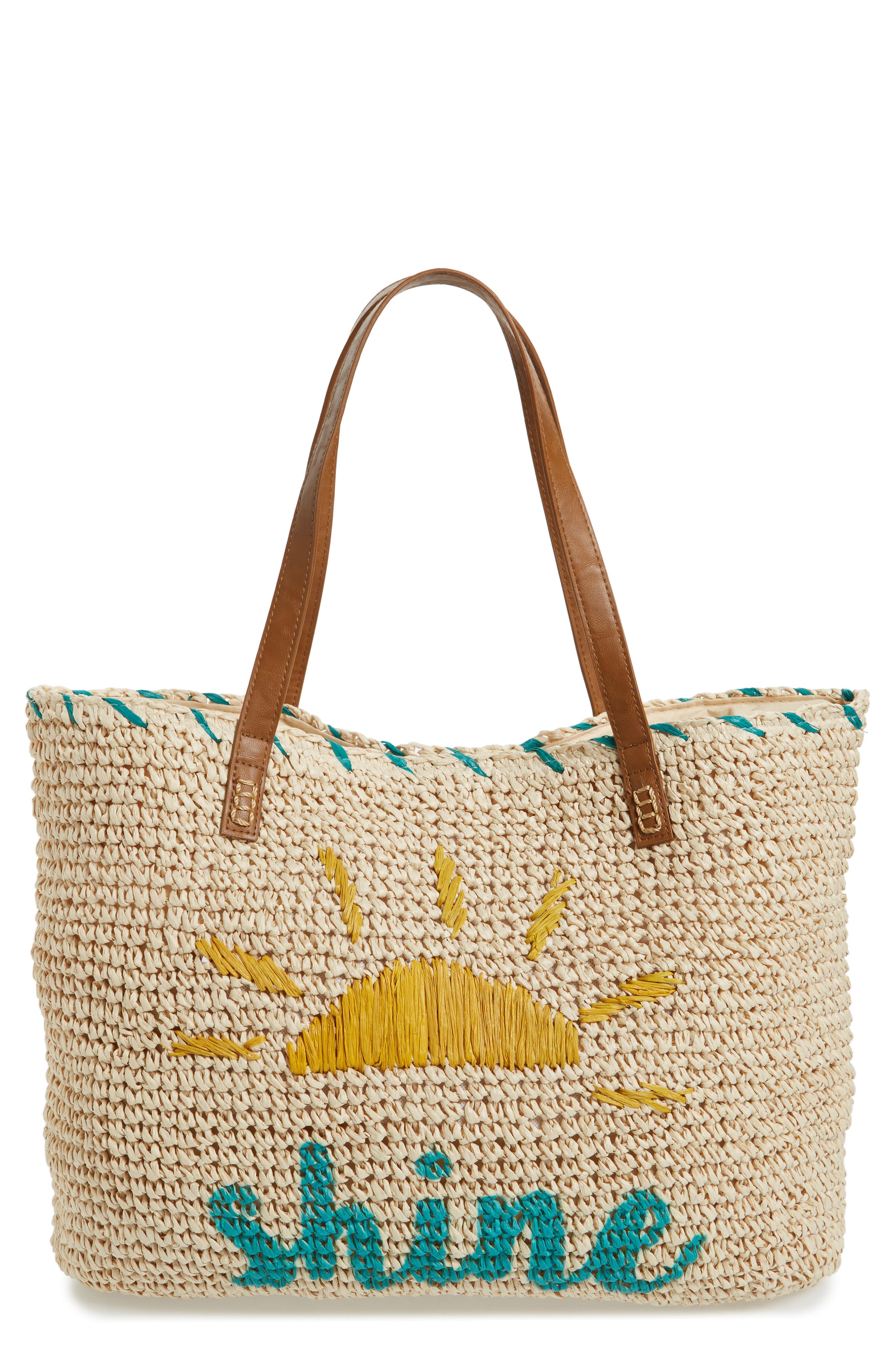 nordstrom straw tote